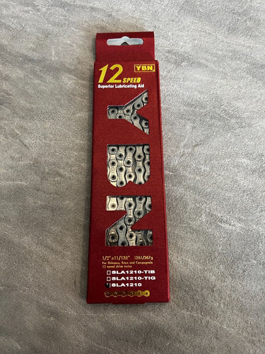 YBN SLA1210 12 Speed Chain (126 links, hollow pin)